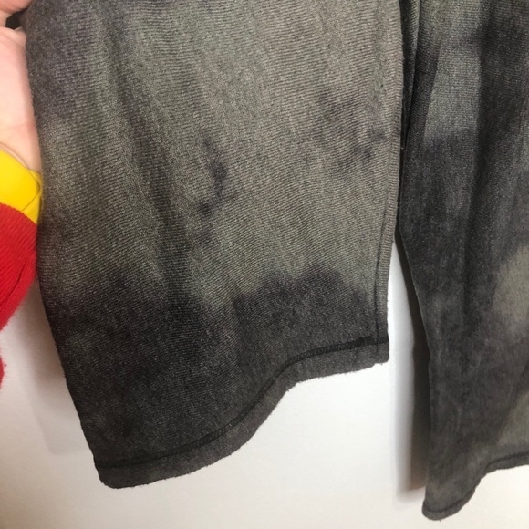 Tina Jo Tie Dye Sweatpants Black Gray Xsmall - Picture 6 of 6